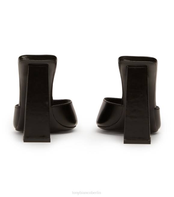 Blockabsätze| de Tony Bianco Frauen Naja-Heels Schwarz hochglänzend 4624224
